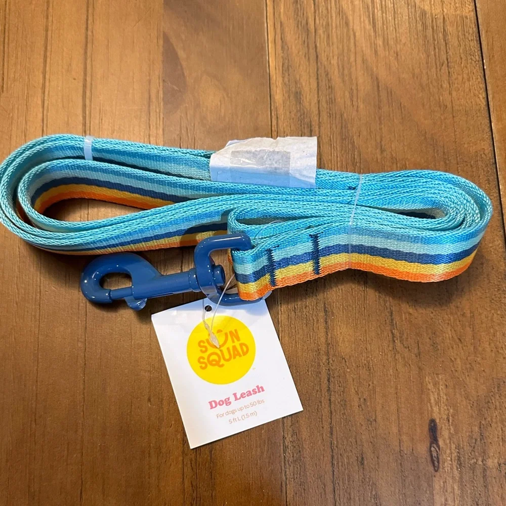 Sun Squad 5 ft. Leash Multi-color Dog Leash- NWT‎